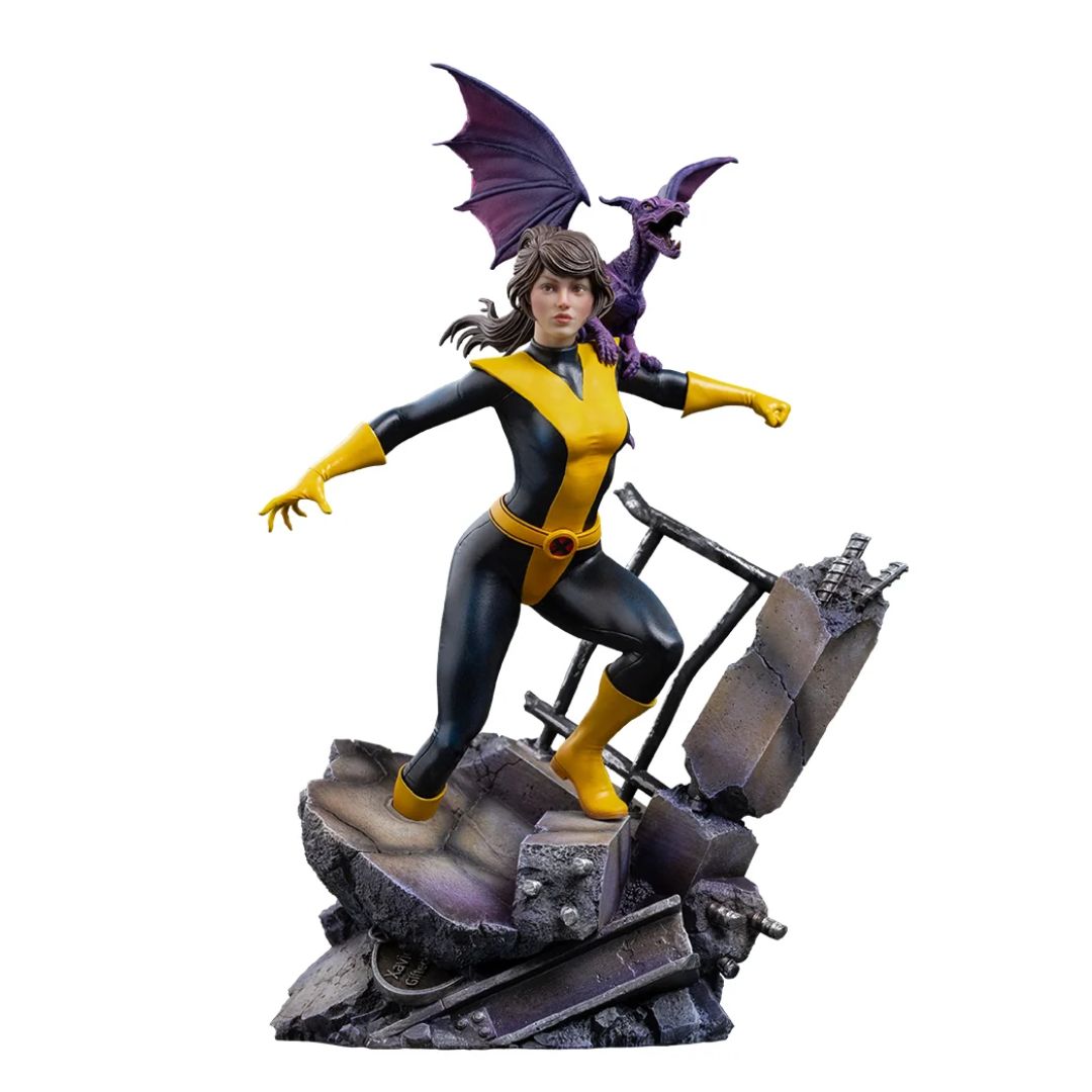 Kitty Pride & Lockheed - X-Men Comics - BDS Art Scale 1/10 Statue By Iron Studios