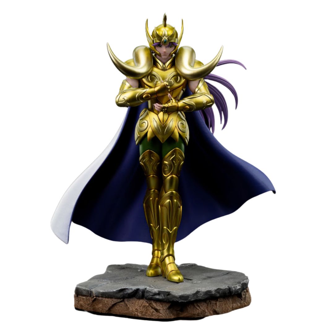 Aries Mu Statue By Iron Studios