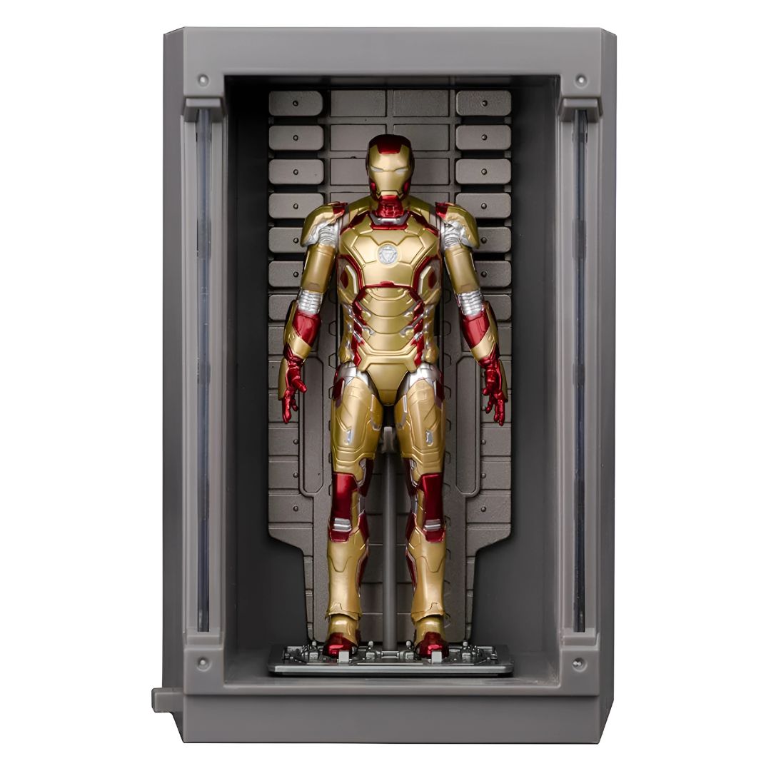 Iron Man+Hall Of Amor Set Mk42 4-Inchaction Figure By Zd Toys