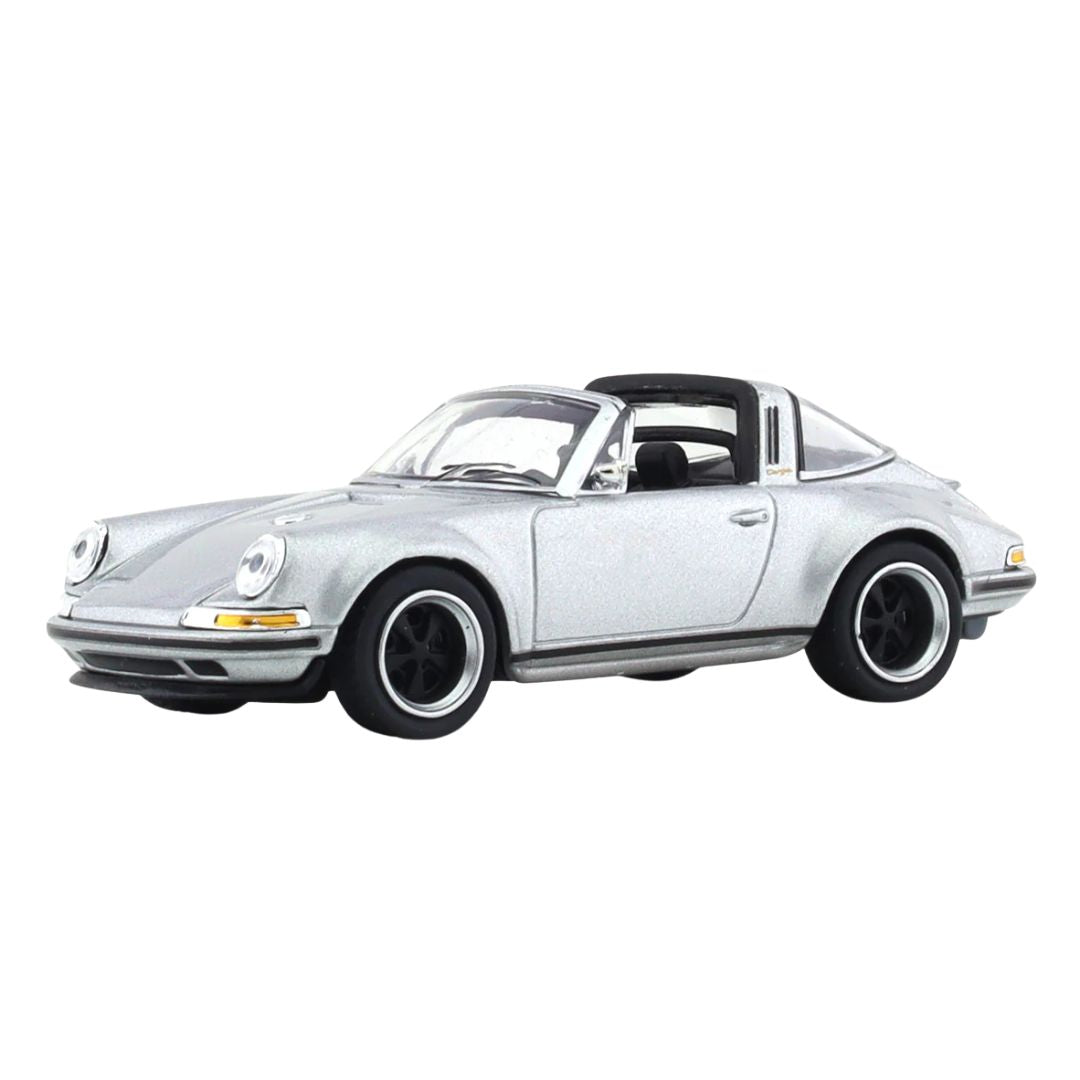Silver Singer 964 Targa 1:64 Scale Die-Cast Car By Pop Race