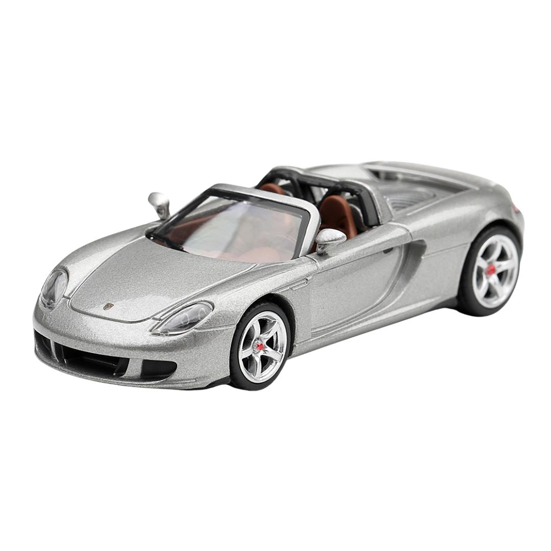 Porsche Carrera Gt Gt Silver 1:64 Scale Die-Cast Car By Mini Gt