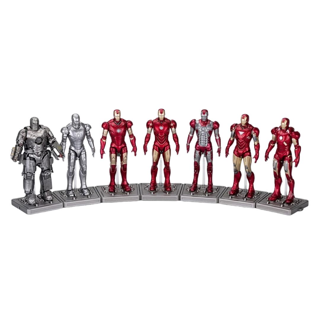 4-Inch Iron Man 7 Pack Action Figure By Zd Toys