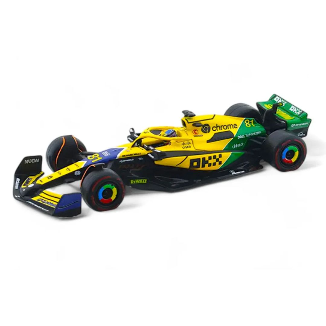 F1 Mclaren MCL38 Monaco GP 1:43 Scale Die-Cast Car By Bburago -Bburago - India - www.superherotoystore.com