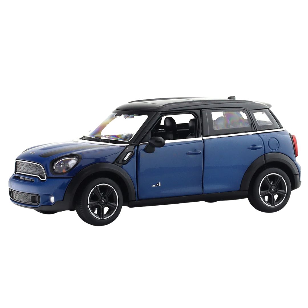 Blue Mini Countryman 1:24 Scale Die-Cast Car By Rastar -Rastar - India - www.superherotoystore.com