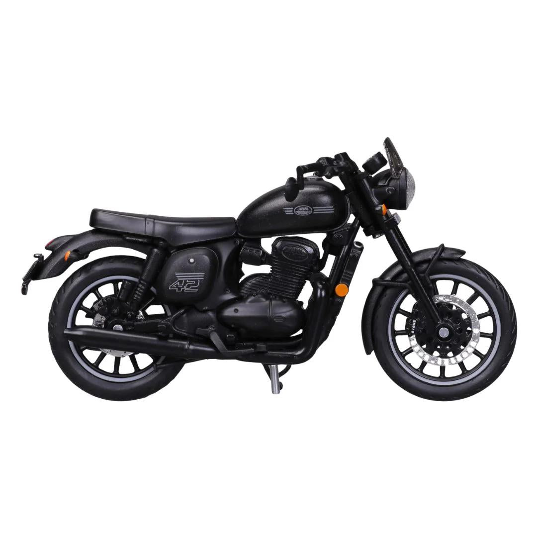 Jawa 42 Allstar Black 1:18 Scale Die-Cast Bike by Maisto -Maisto - India - www.superherotoystore.com