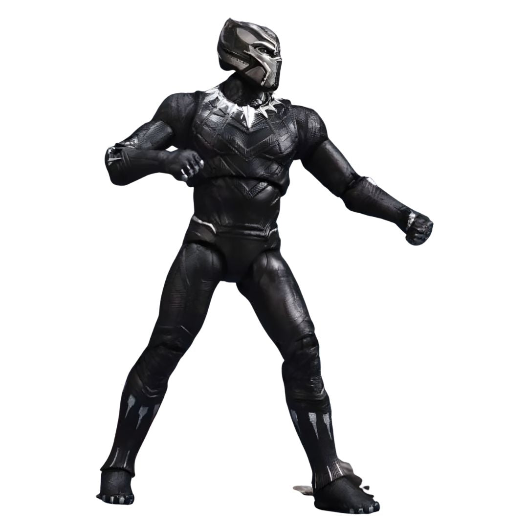 Marvel Series Black Panther with Plastic Holder Action Figure By Zd Toys