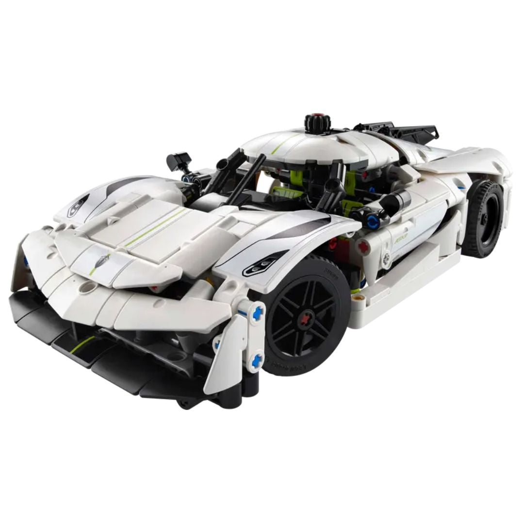 Lego Technic Koenigsegg Jesko Absolut White Hypercar -Lego - India - www.superherotoystore.com