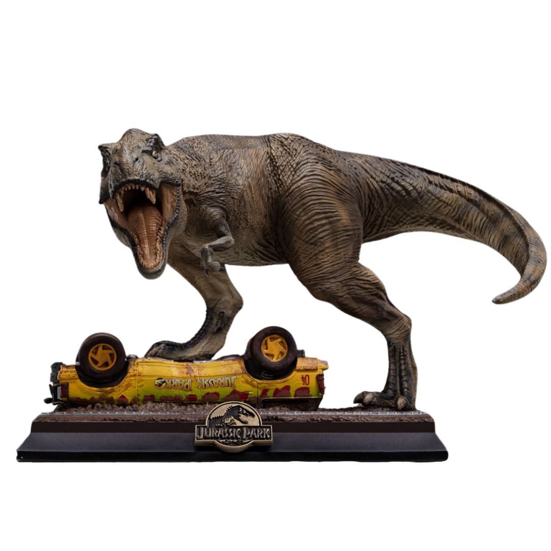 T-Rex Attack Icons Statue By Iron Studios