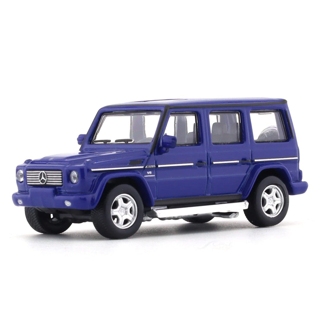 Blue Mercedes-Benz G55 AMG 1:64 Kyosho 1:64 Scale die-cast car by Kyosho -Kyosho - India - www.superherotoystore.com