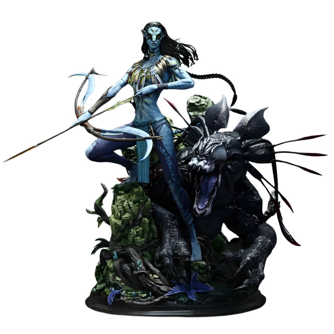 Avatar Neytiri & Thanator Statue by Prime 1 Studio -Prime 1 Studio - India - www.superherotoystore.com