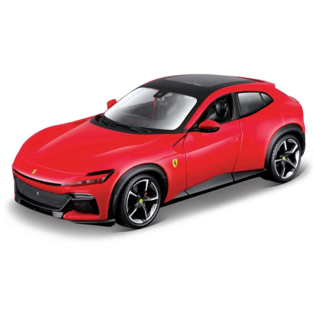 Red Ferrari Purosangue in Hard Case 1:24 Scale Die-Cast Car by Bburago