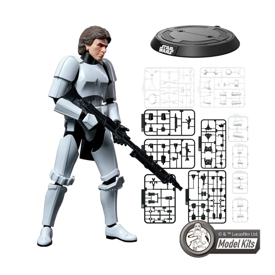 Star Wars Ep iv: A New Hope Han Solo Stormtrooper Disguise Version Champion Class Model Kit By Blokees