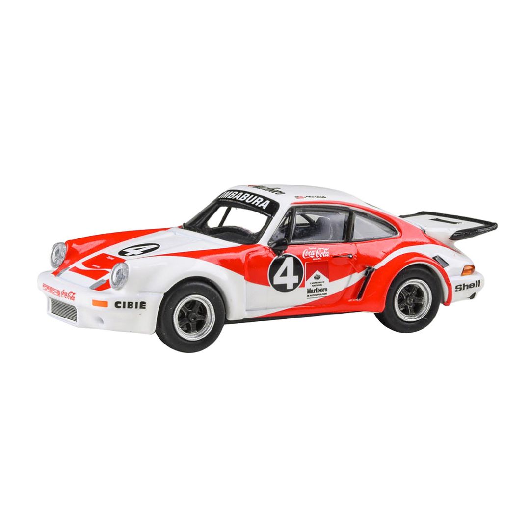 Porsche Diecast 911 Carrera Rsr 3 0 Equador Fernando Madera 1976 -White Red1:64 Die-Cast Car By Para64 -Para64 - India - www.superherotoystore.com