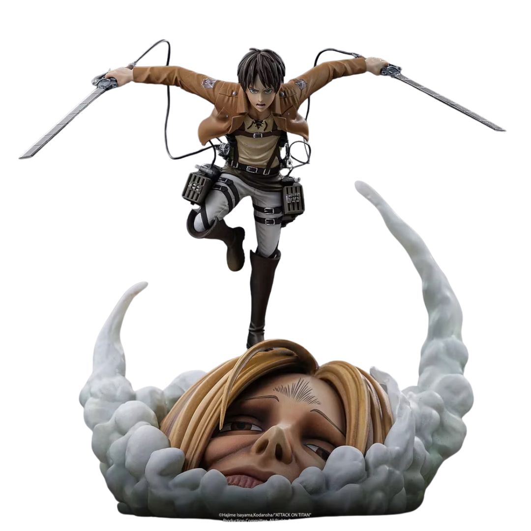 Attack On Titan Eren Yeager Statue By Iron Studios