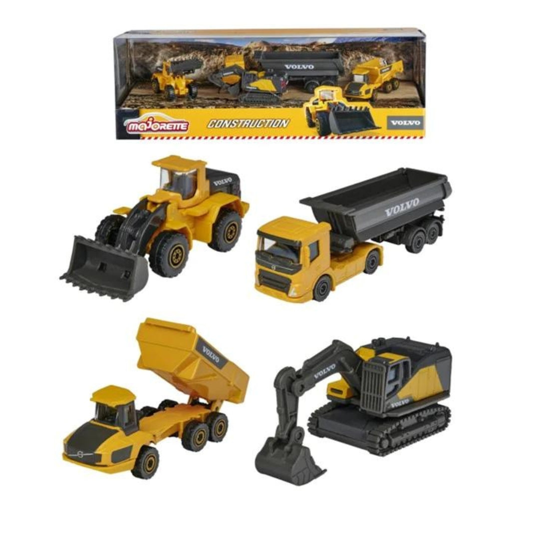 Construction Series 4 Pack by Majorette -Majorette - India - www.superherotoystore.com