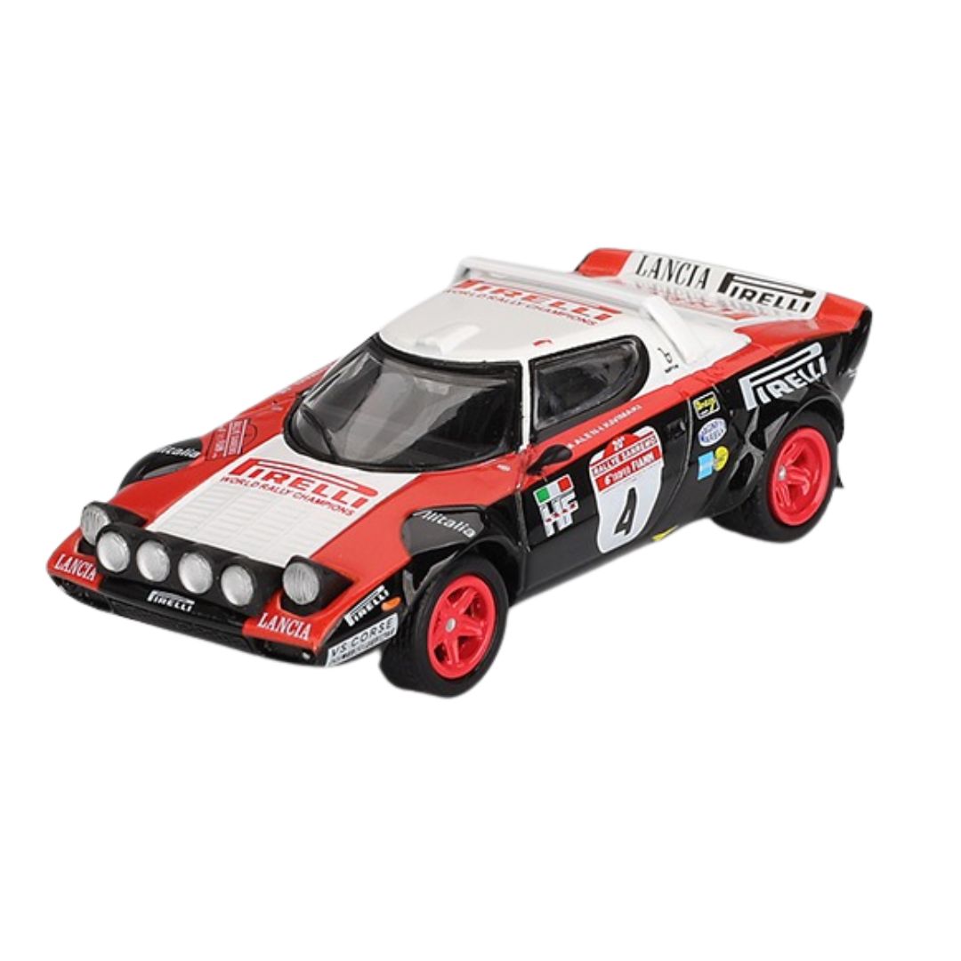 Lancia Stratos HF #4 1978 Rally Sanremo Winner 1:64 Scale Die-Cast Car By Mini GT -Mini GT - India - www.superherotoystore.com