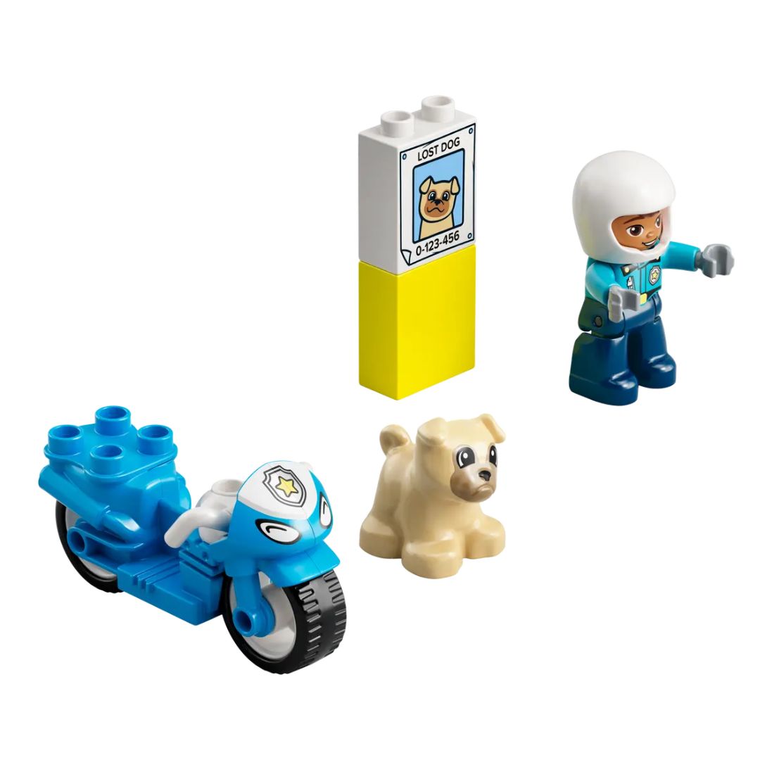 Lego Duplo Police Motorcycle -Lego - India - www.superherotoystore.com