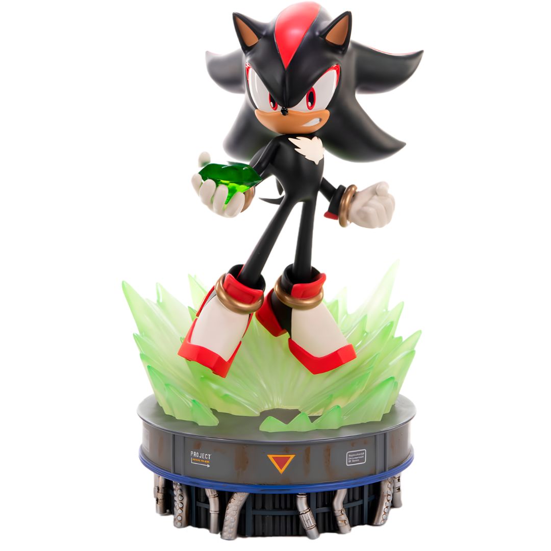 Shadow Form Stands The Ultimate Life Form: Shadow The Hedgehog Statue By First 4 Figures ...