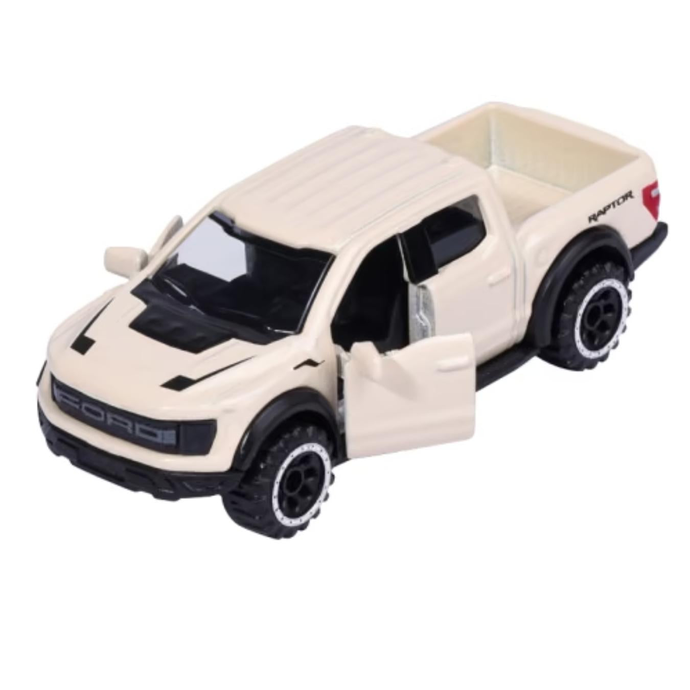 Showroom Premium Cream Ford F150 Raptor 1:64 Scale Die-Cast car By Majorette -Majorette - India - www.superherotoystore.com