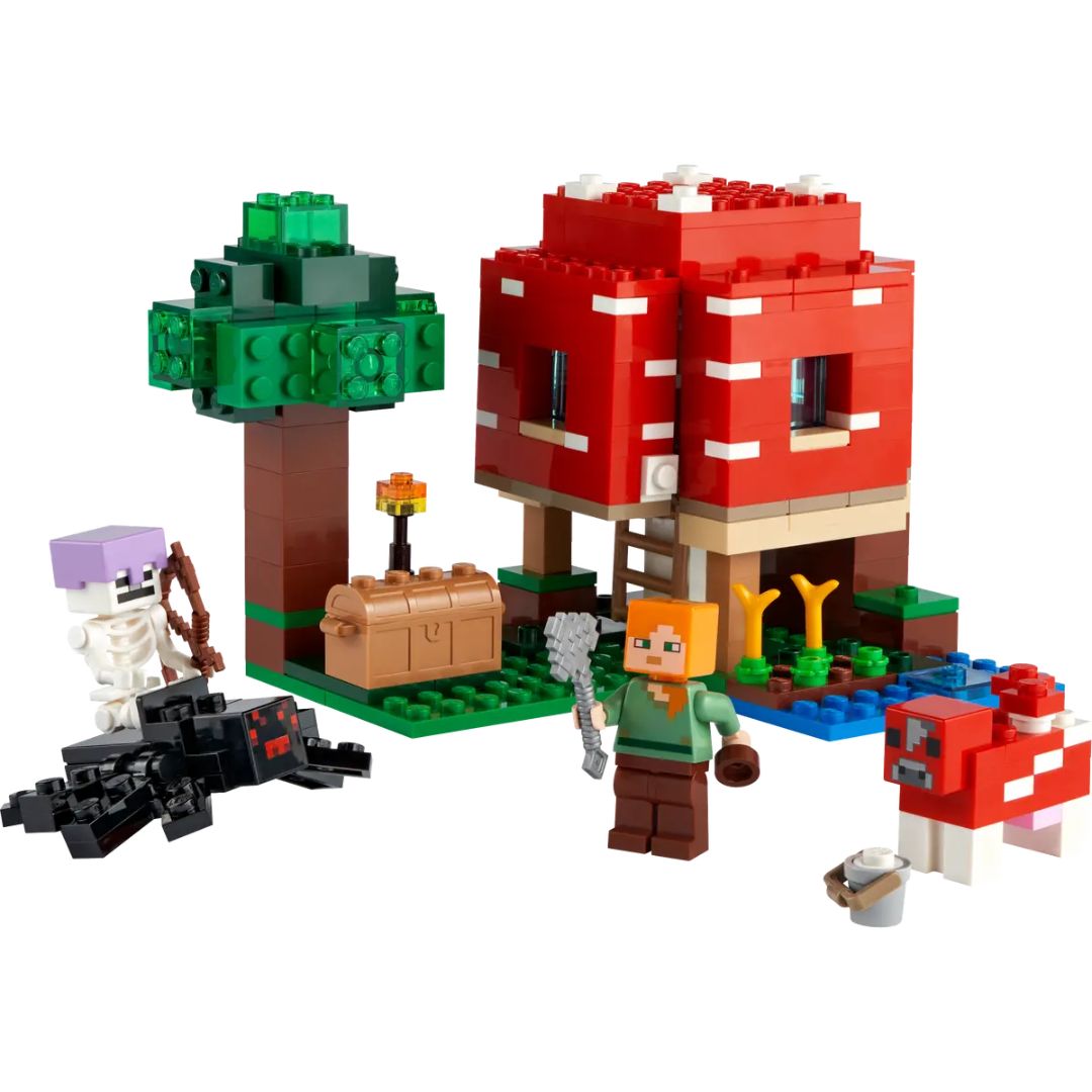 Lego Minecraft The Mushroom House -Lego - India - www.superherotoystore.com