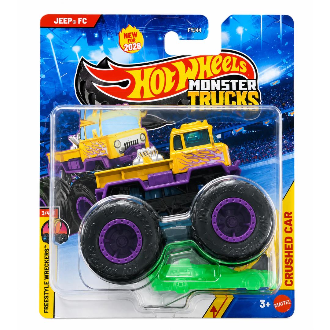 Freestyle Wreckers Jeep FC 1:64 Scale Die-Cast Monster Truck By Hot Wheels -Hot Wheels - India - www.superherotoystore.com
