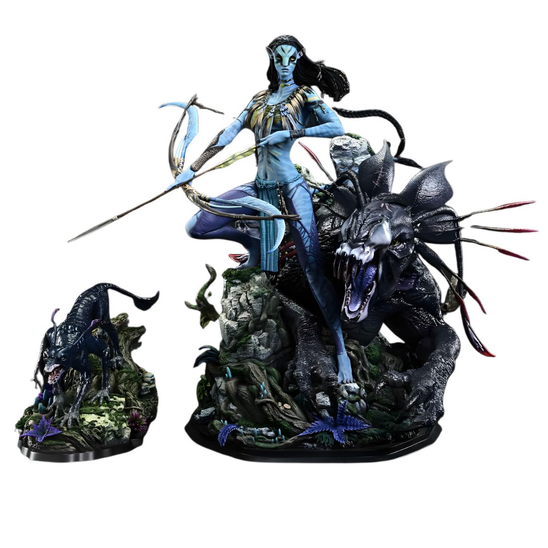 Avatar (Film) Neytiri & Thanator Bonus Version Statue By Prime1 Studios -Prime 1 Studio - India - www.superherotoystore.com