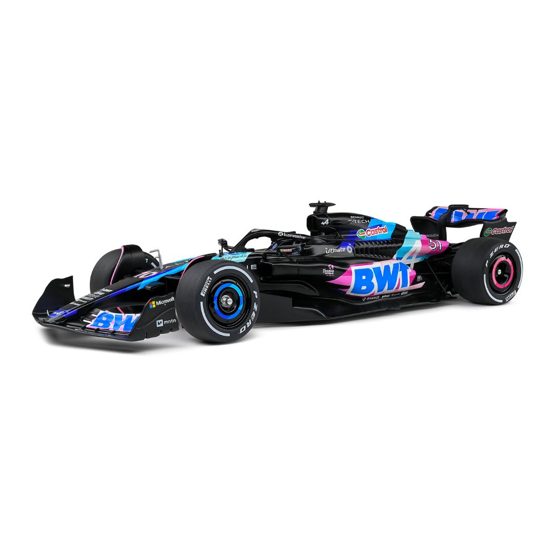 1:18 Alpine A524 Presentation Blue E.Ocon 2024 By Solido