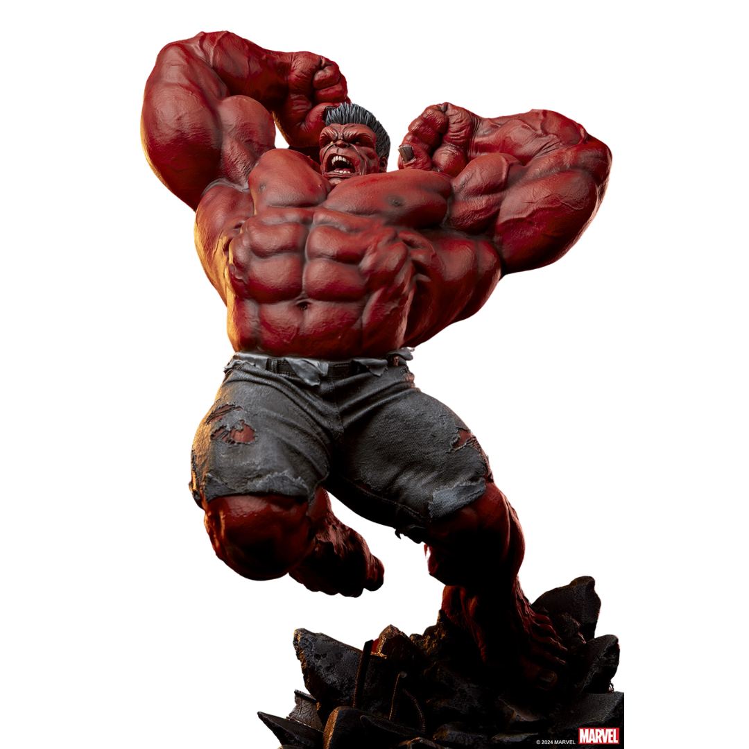 Red Hulk: Thunderbolt Ross Premium Statue Figure by Sideshow Collectibles -Sideshow Collectibles - India - www.superherotoystore.com
