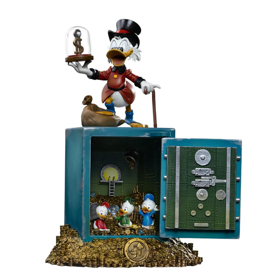 Ducktales Uncle Scrooge Mcduck And Nephews Statue By Iron Studios