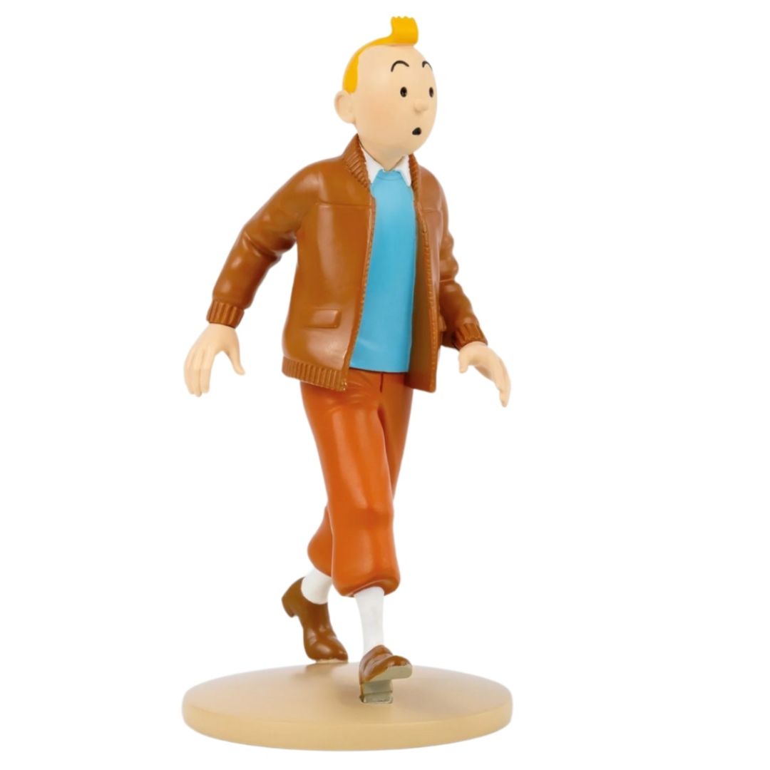 Tintin in Aviator Jacket Statue by Moulinart 