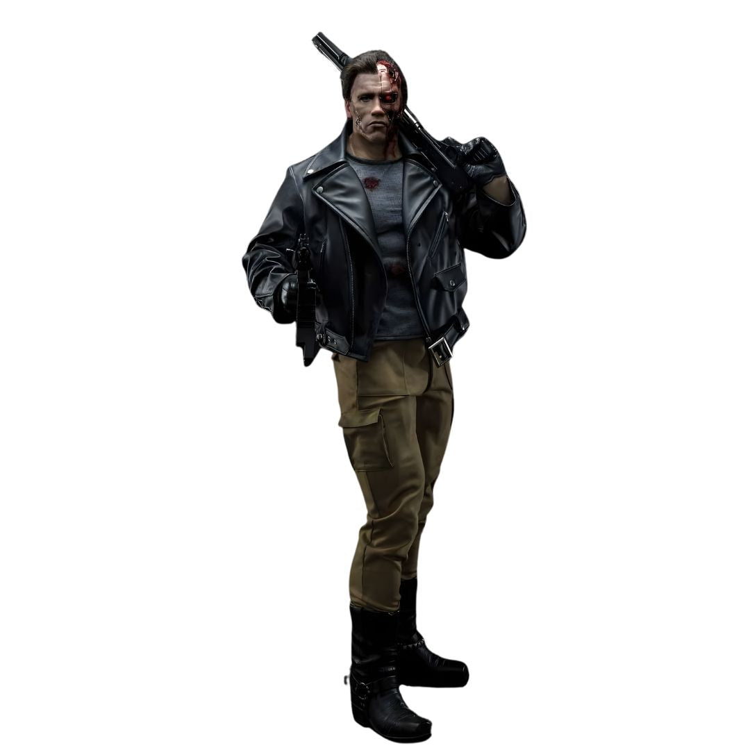 High Definition Museum Masterline Black Label The Terminator (Film) T-800 Terminator Deluxe Version Statue By Prime1 Studios