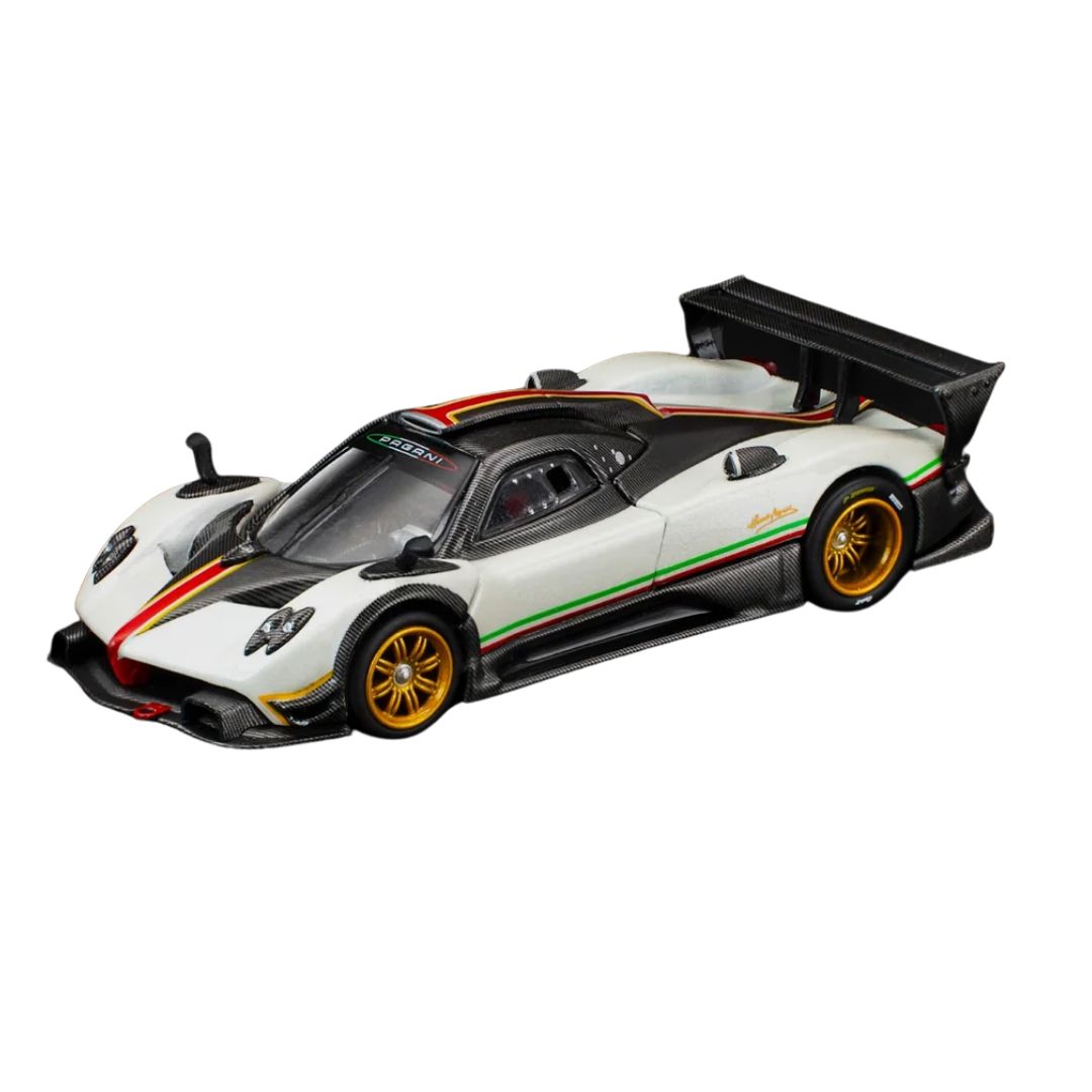Pagani Zonda R (White) Collectible 1:64 Scale Die-Cast Car By Pop Race