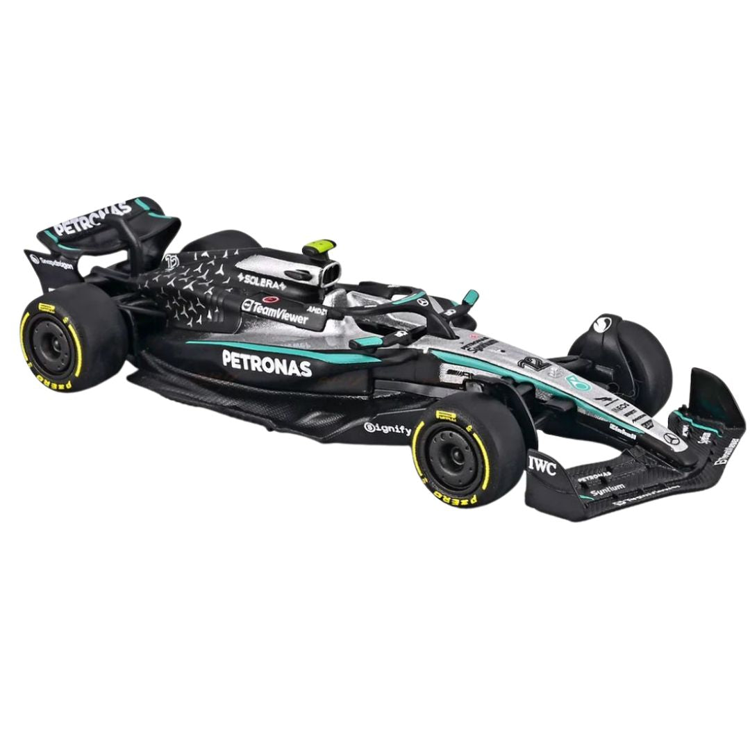 Mercedes-AMG Petronas F1 W16 Team Australia GP (Hard Case) 1:64 Scale Die-Cast Car By Bburago