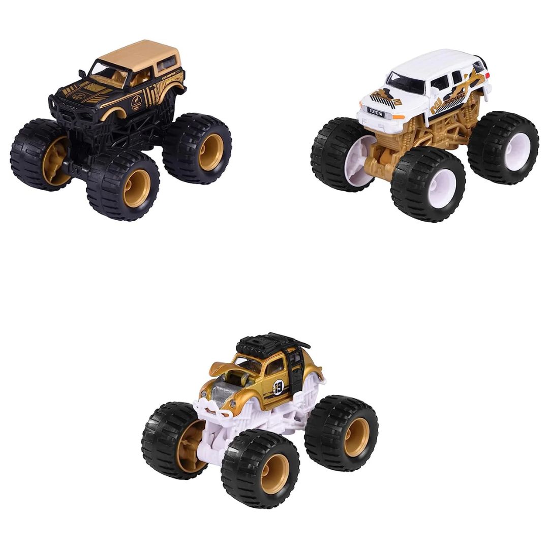 Limited Edition Gold Rockerz 3 Diecast Cars Assortment By Majorette