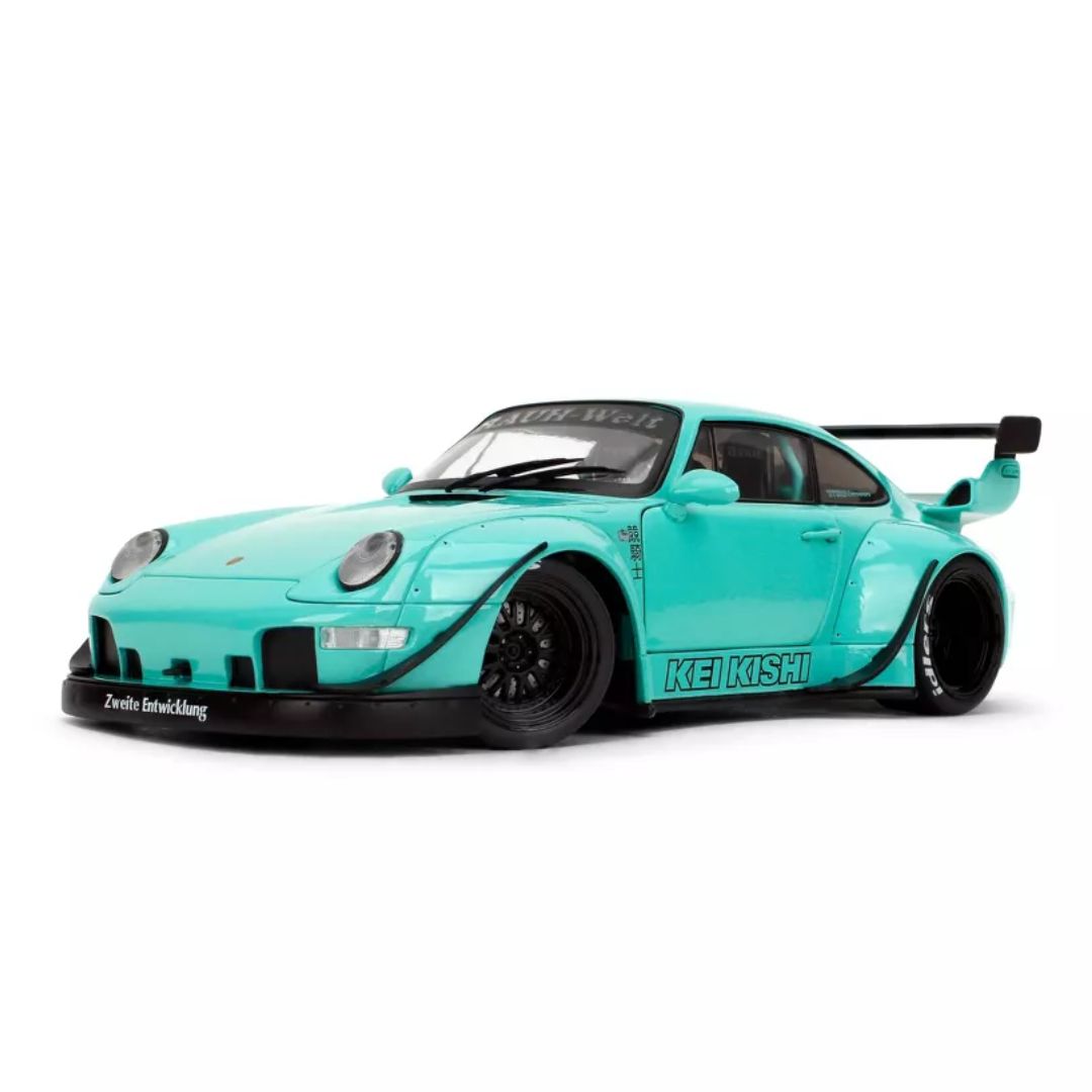 Mint Green Pink Slips - RWB Kei Kishi 1:18 Scale Die-Cast Car By Jada Toys -Jada Toys - India - www.superherotoystore.com