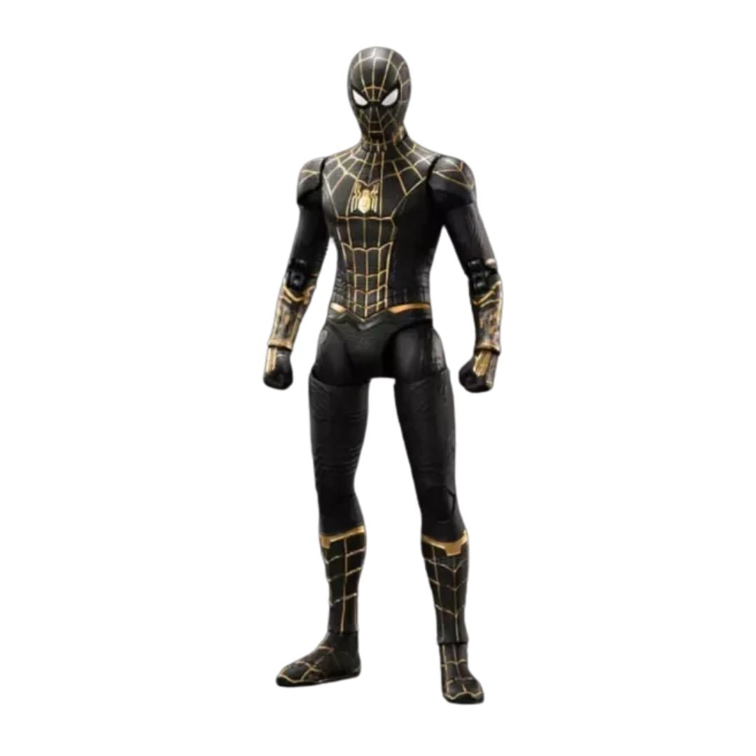 Spider-Man No Way Home - Black And Gold Spiderman Suit By Zd Toys -ZD Toys - India - www.superherotoystore.com