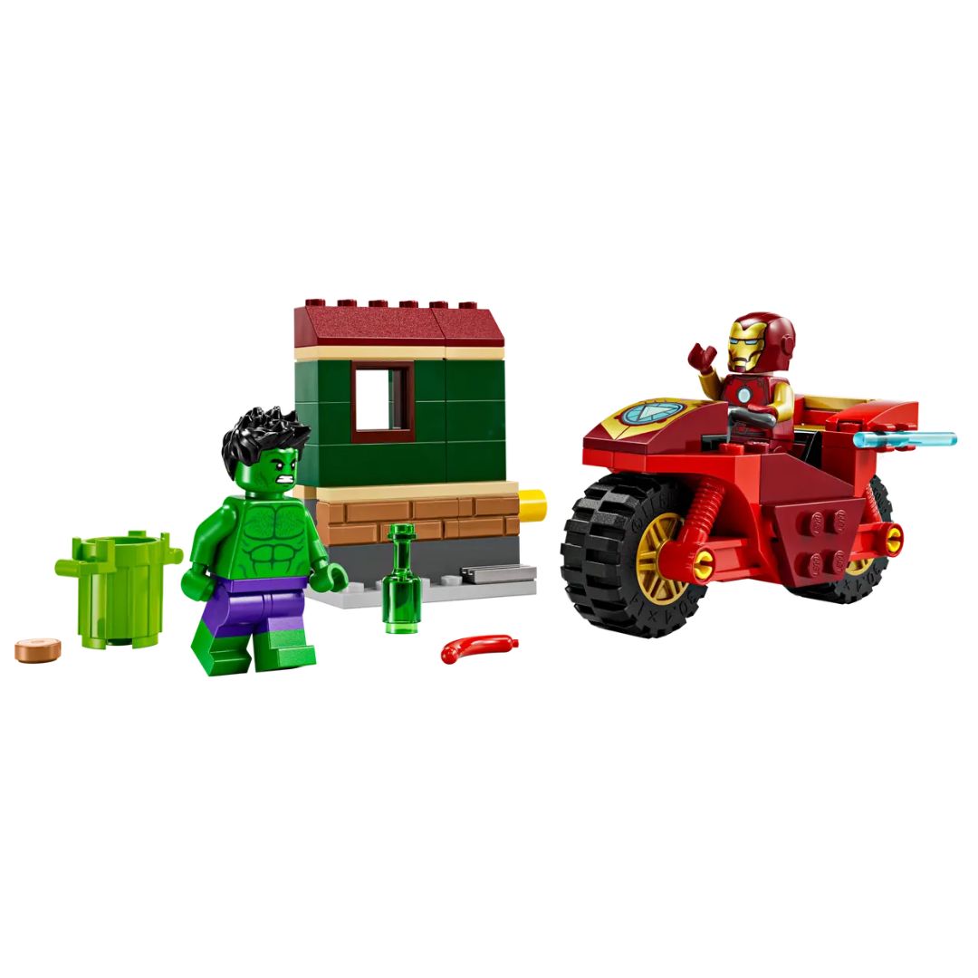 Iron Man With Bike And The Hulk By Lego By Lego -Lego - India - www.superherotoystore.com