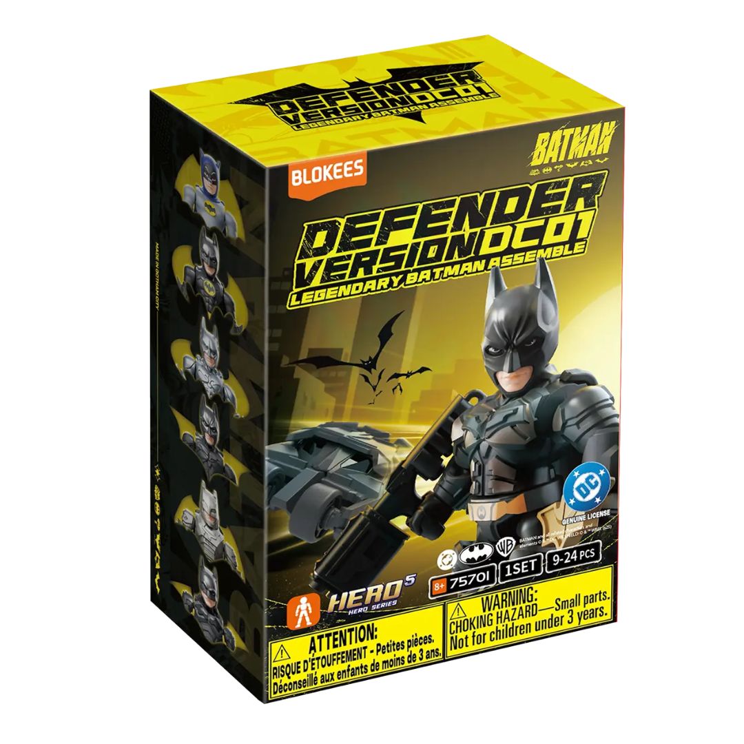 Batman Legendary Assemble Model Kits -Dc-Dv01 By Blokees