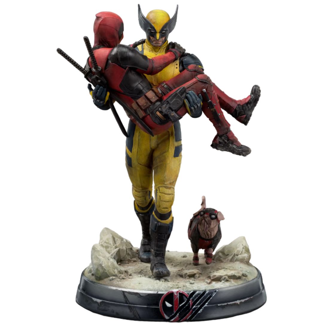 Deadpool and Wolverine Statue by Iron Studios