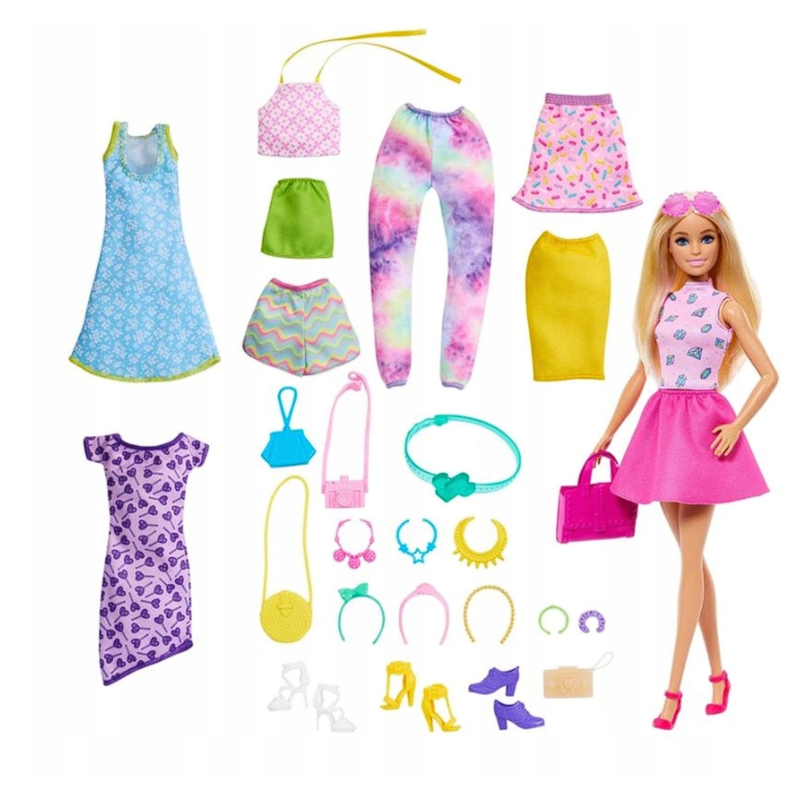 Barbie doll with fashion accessories Fashions Blonde by Mattel -Mattel - India - www.superherotoystore.com