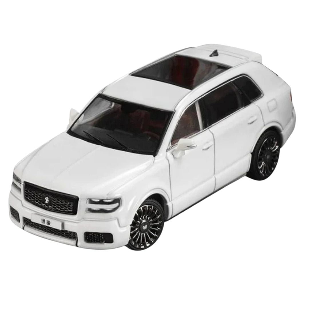 2023 White Toyota CENTURY RHD,WHITE 1:64 Scale Die-Cast Car by GCD