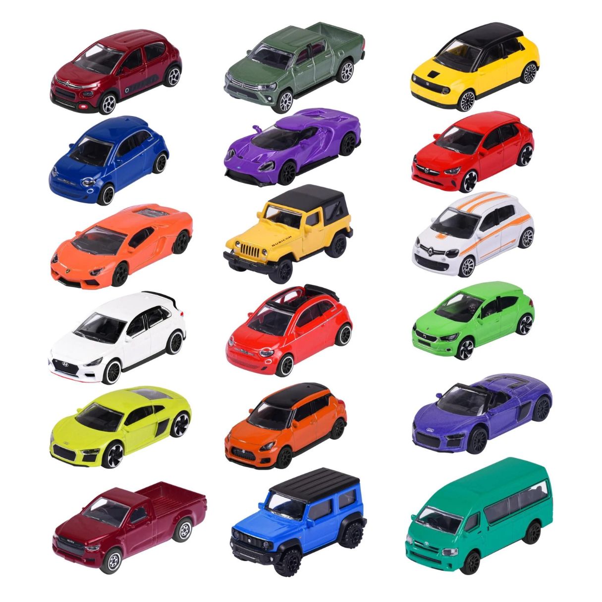 Street Die-Cast 18 Cars Assortment By Majorette By Majorette