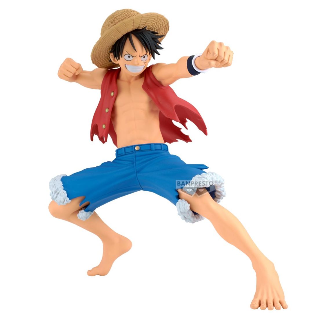 One Piece Monkey D. Luffy Cross Posing Statue By Banpresto