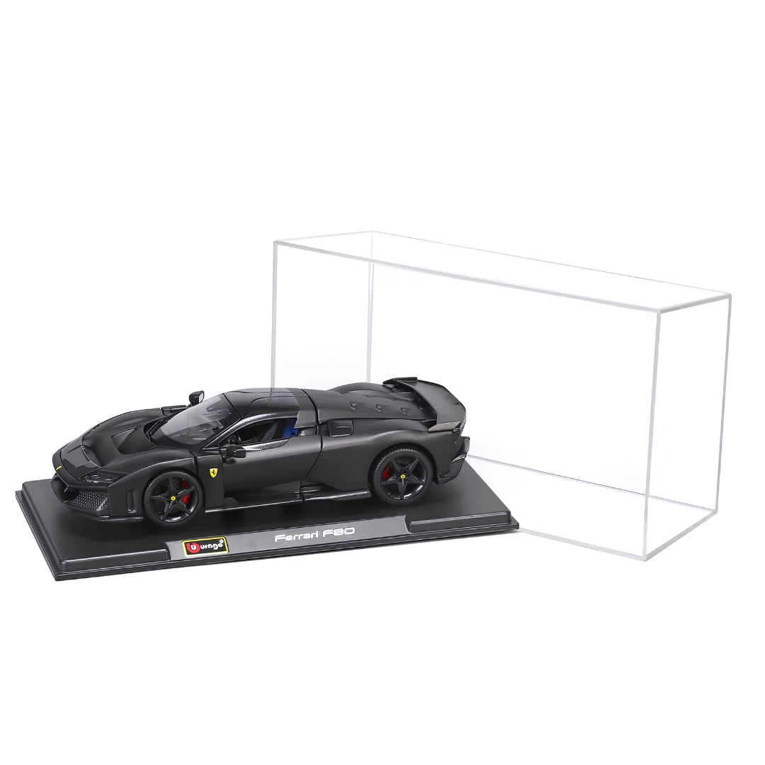 Ferrari F80(Matte Black) 1:24 Scale Diecast Car By Bburago -Bburago - India - www.superherotoystore.com
