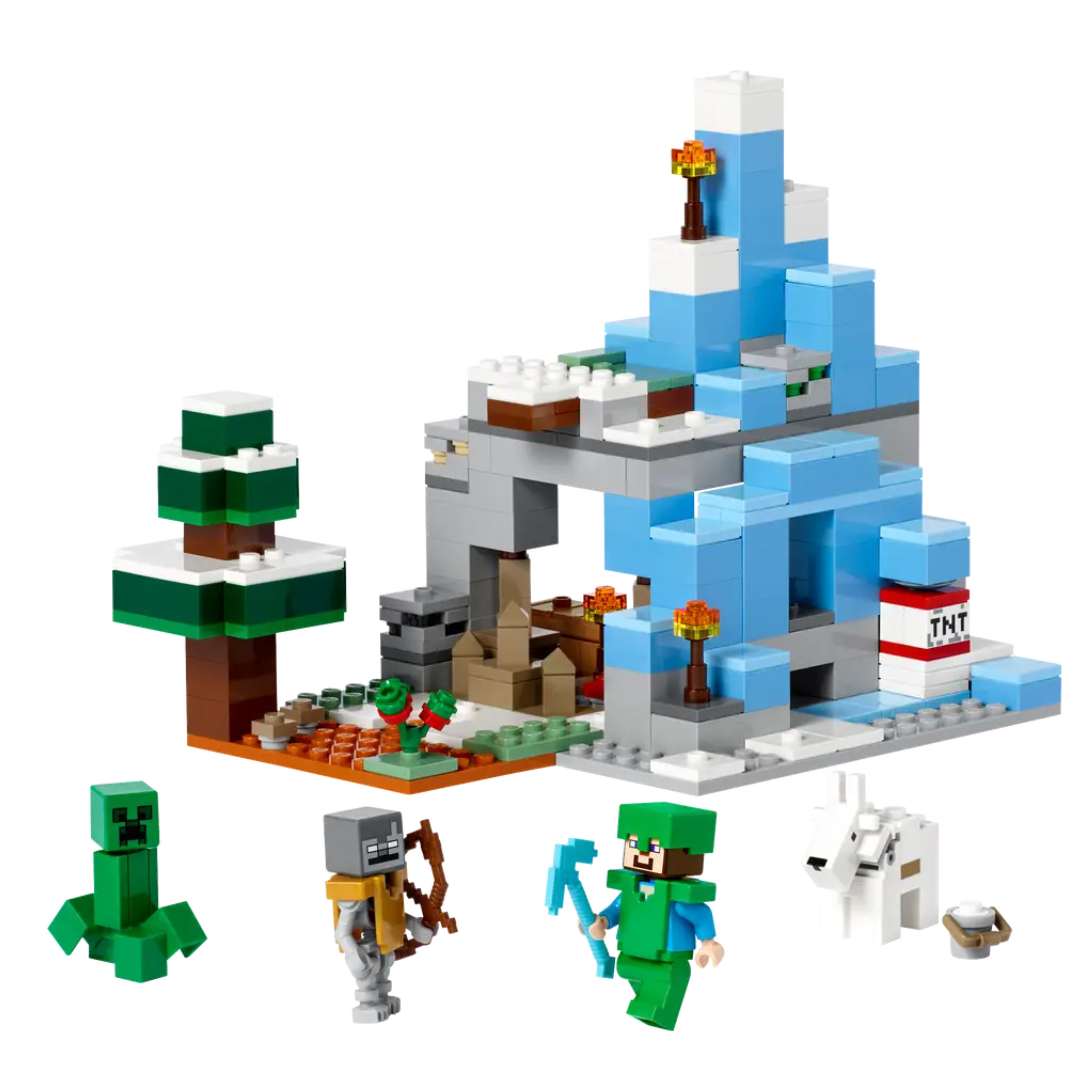 The Minecraft Frozen Peaks by LEGO -Lego - India - www.superherotoystore.com