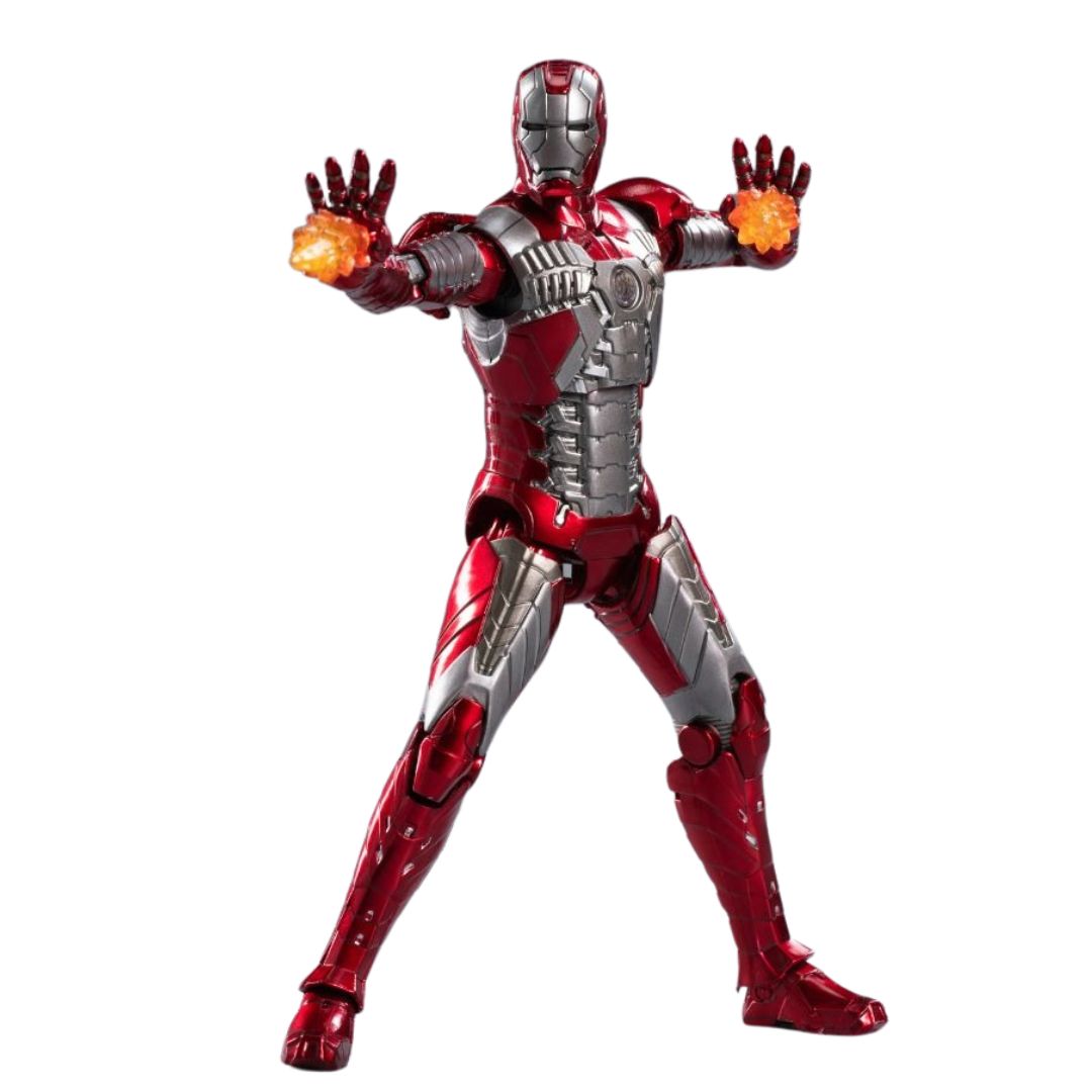 Iron Man Mk5 With Lighting Function Action Figure By Zd Toys -ZD Toys - India - www.superherotoystore.com