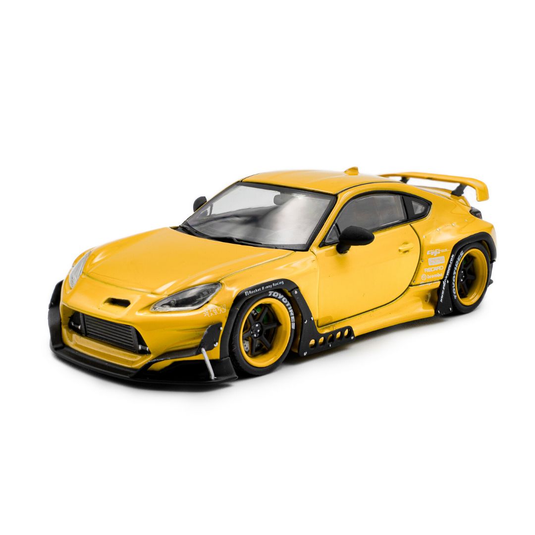 1:43 Pandem Toyota Gr86 Yellow 2022 By Solido -Solido - India - www.superherotoystore.com