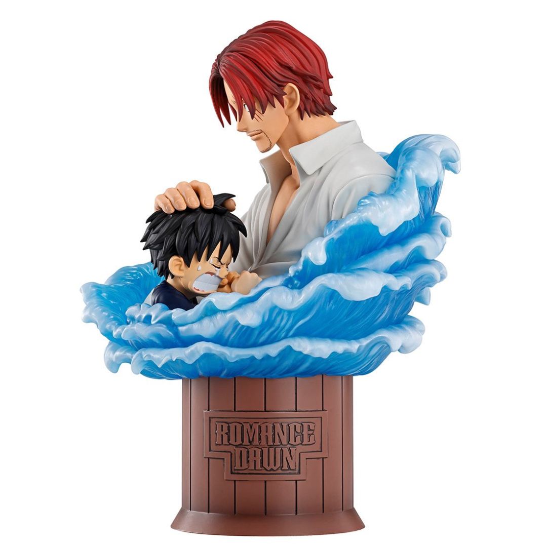 One Piece Shanks And Monkey D. Luffy Red Hair Pirates Ichibansho Statue By Bandai -Bandai - India - www.superherotoystore.com