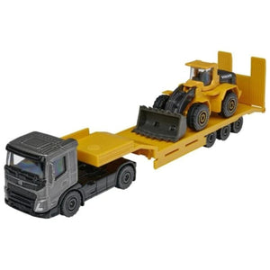 Construction Series Volvo FMX Low Bed Trailer Die-Cast Truck by Majorette -Majorette - India - www.superherotoystore.com