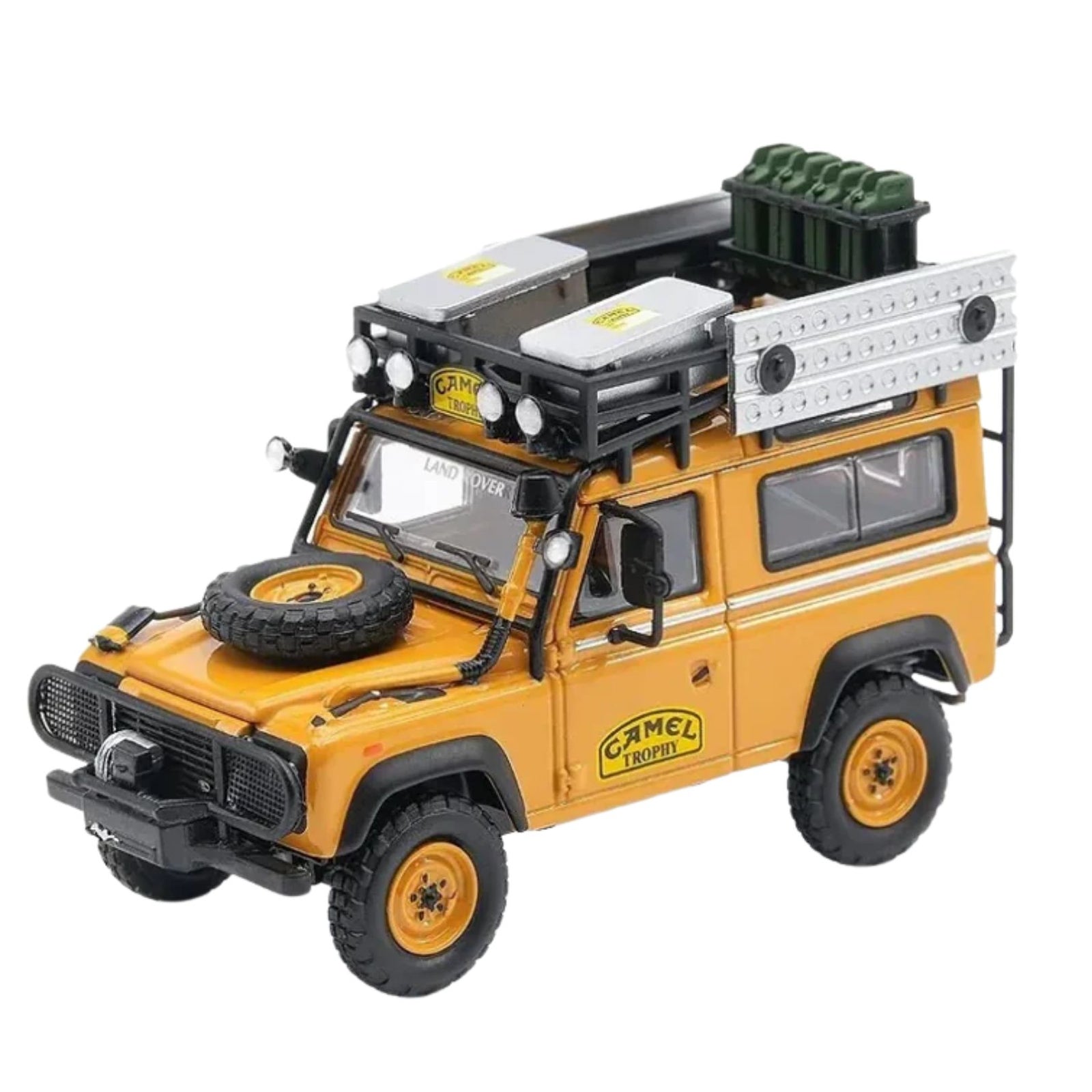 Land Rover 90 "Camel Trophy" Borneo 1985 1:64 Diecast Car By Almost Real